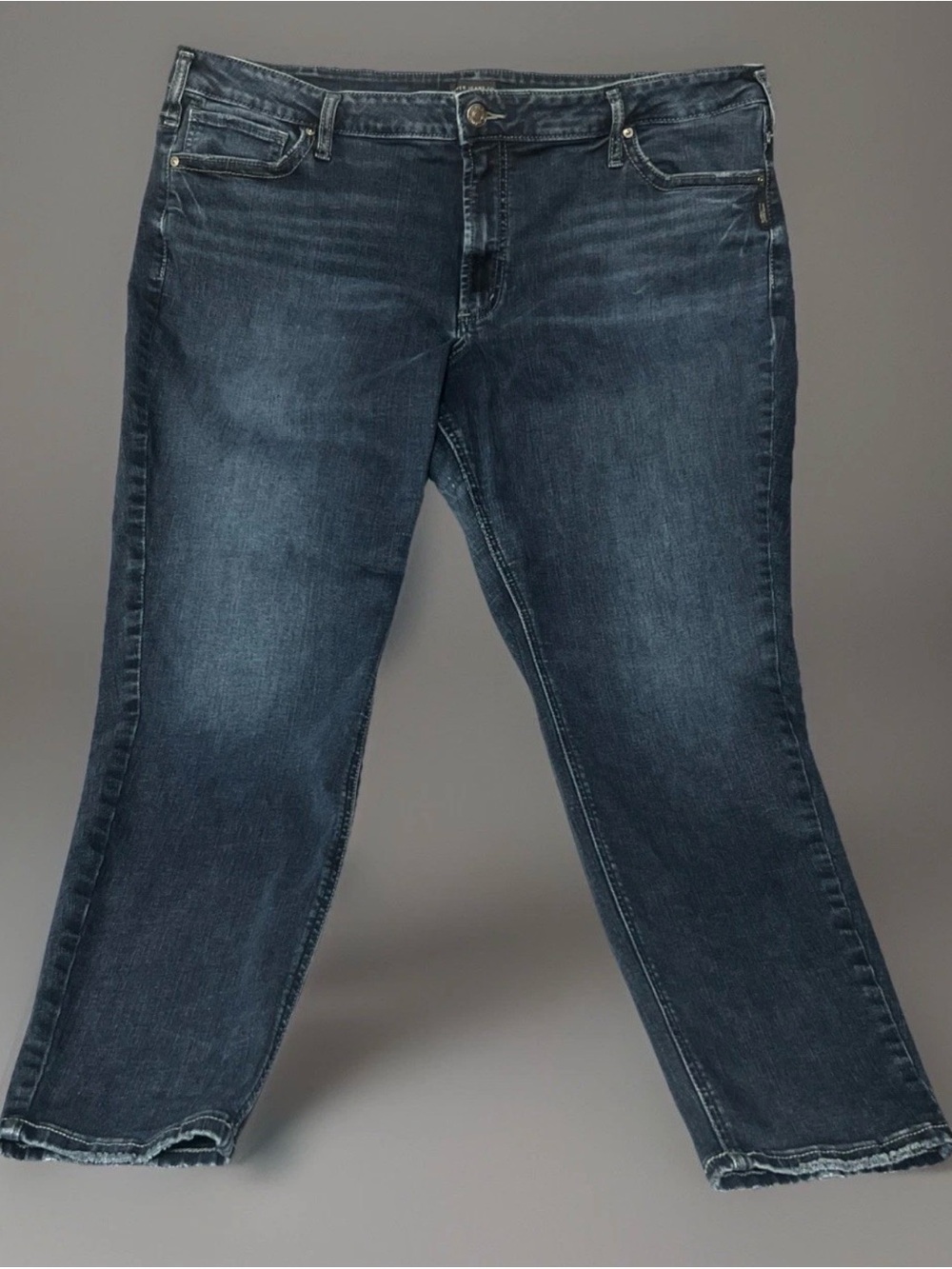 Silver Jeans Suki Skinny Women’s SZ24/L29 Mid Rise Distressed J03